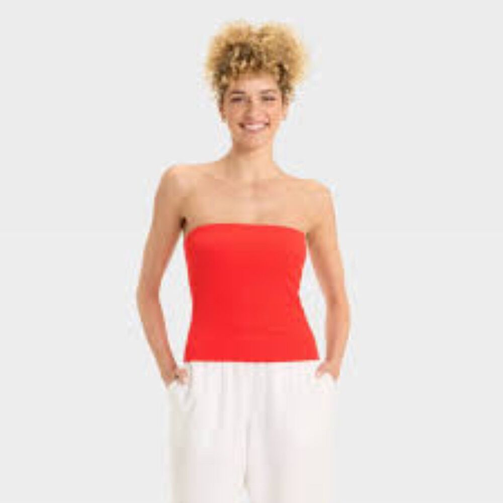 A New Day Women's Tube Top, XS - Red